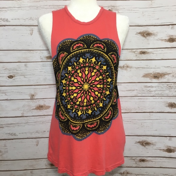 Urban Outfitters Tops - Title Unknown UO | Tribal Mandala Muscle Tank Top